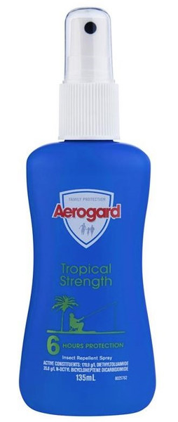 Aerogard Tropical Strength Pump Spray 135mL