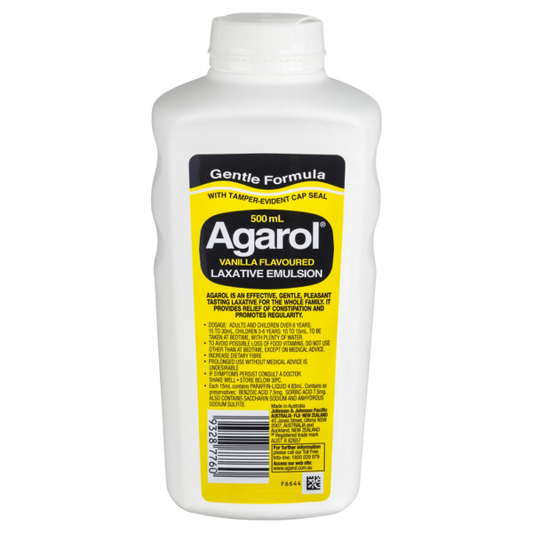 Agarol Vanilla Liquid 500ml