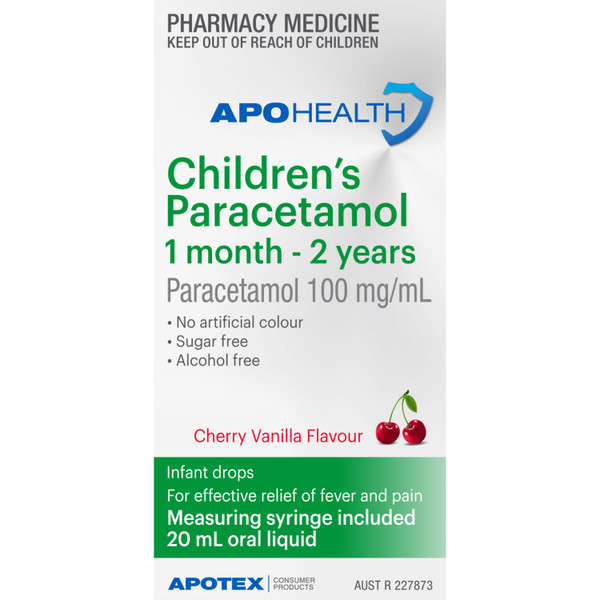ApoHealth Child Paracetamol 1 Month 2 Year 200Ml