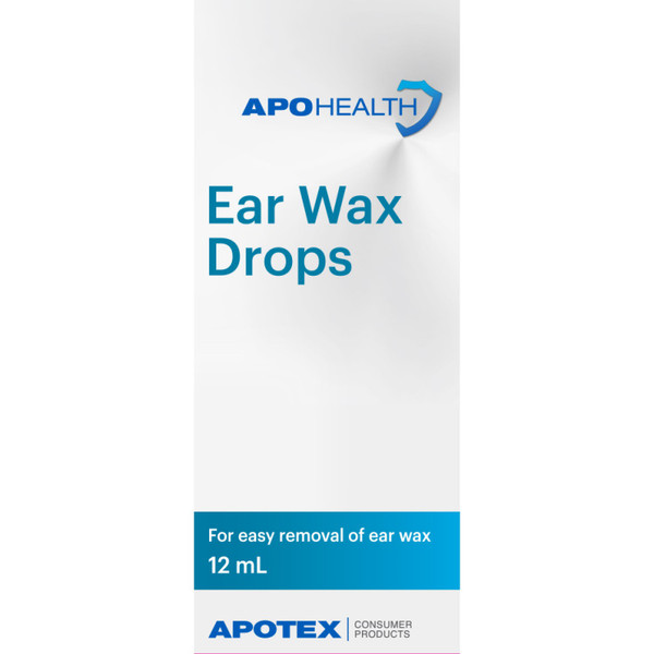 APOHEALTH Ear Wax Drops 25mg/ml Bottle 12ml