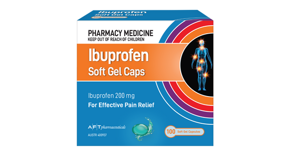 Apohealth Ibuprofen Soft Gel 200Mg 100 Capsules