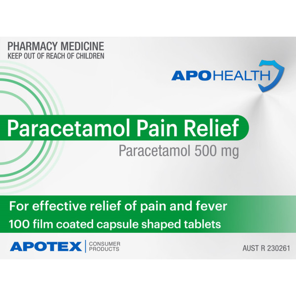 ApoHealth Paracetamol 500mG 100 Tabletslets