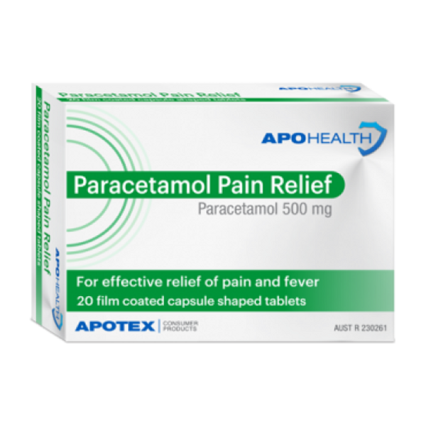 Apohealth Paracetamol 500Mg 20 Capsules