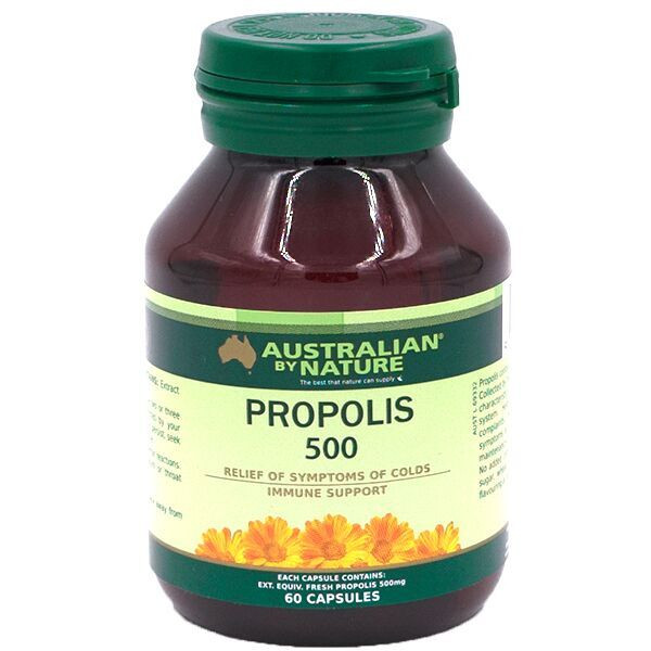 Australian by Nature Propolis 500mg 60 Capsules