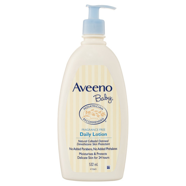 Aveeno Baby Fragrance Free Daily Lotion 532ml