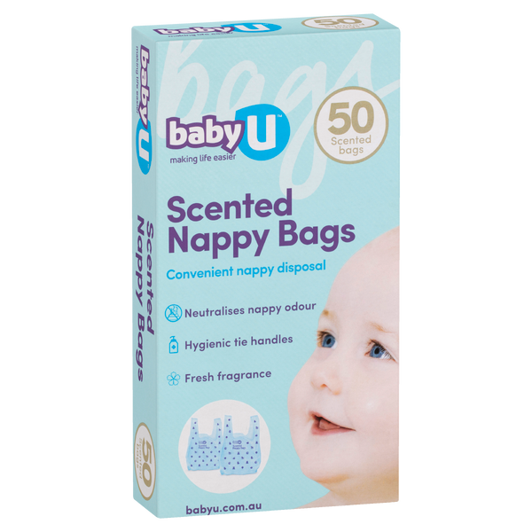 BabyU Nappy Bags 50 Pack