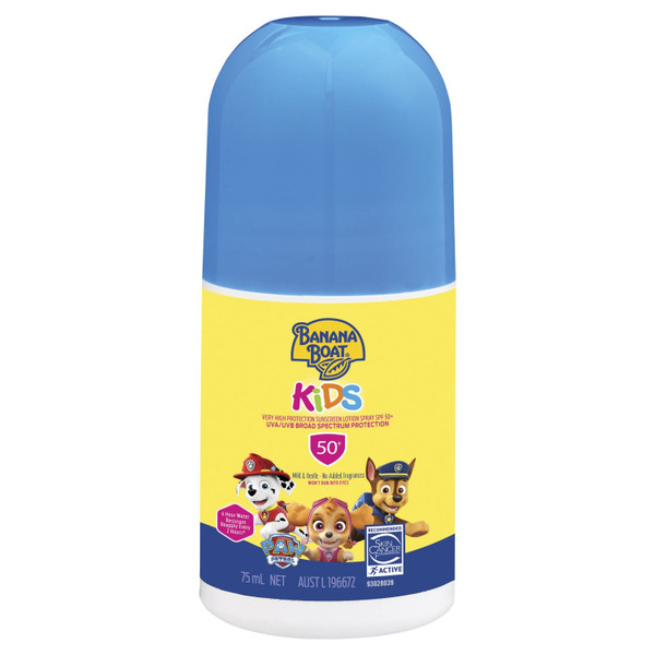 Banana Boat Kids SPF 50+ Roll-On 75mL