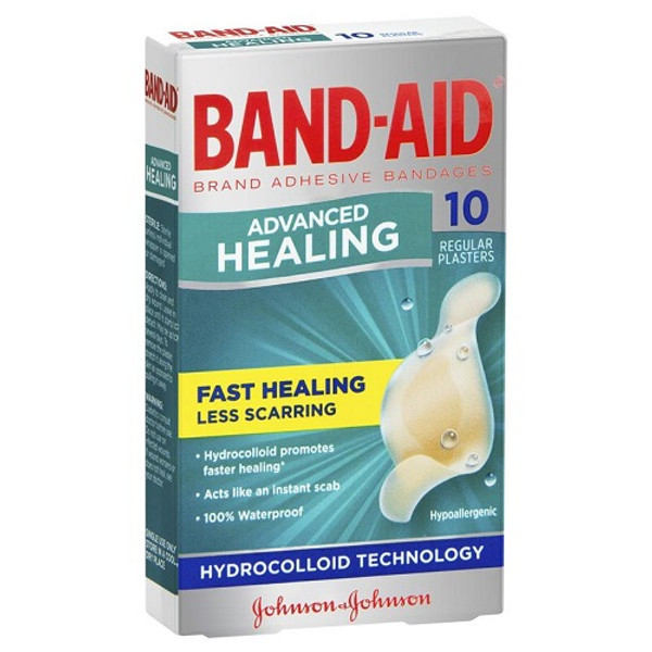 Band-Aid Advanced Healing Bandages Regular 10 Pack