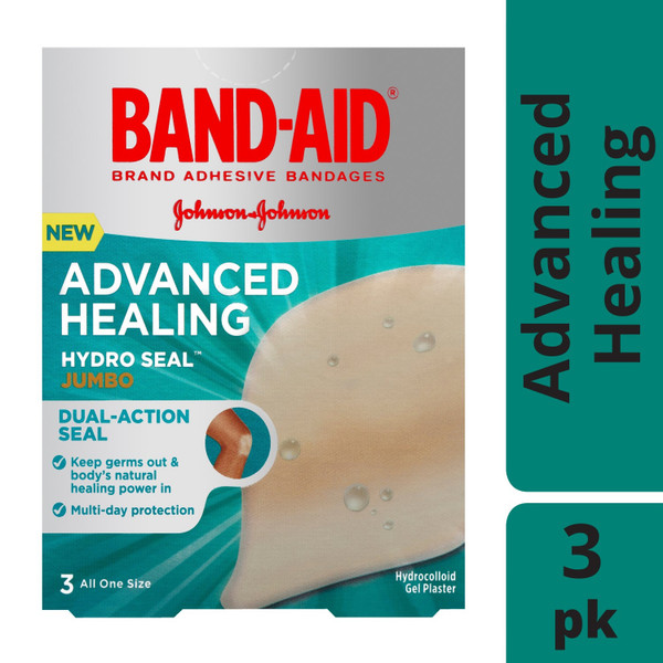 Band-Aid Advanced Healing Hydro Seal Jumbo 3 Pack