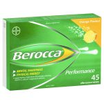 Berocca Performance Mango Orange 45 Effervescent Tablets