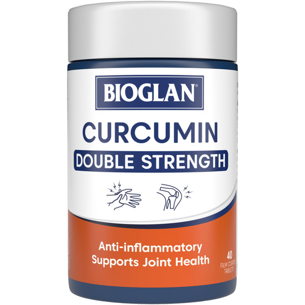 Bioglan Curcumin Double Strength 1200mg 40 Tablets