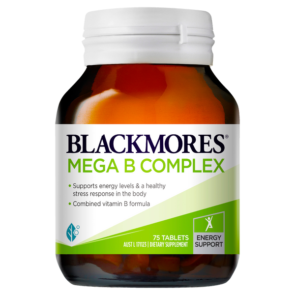 Blackmores Mega B Complex 75 Tablets
