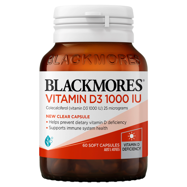 Blackmores Vitamin D3 1000iu 60 Capsules