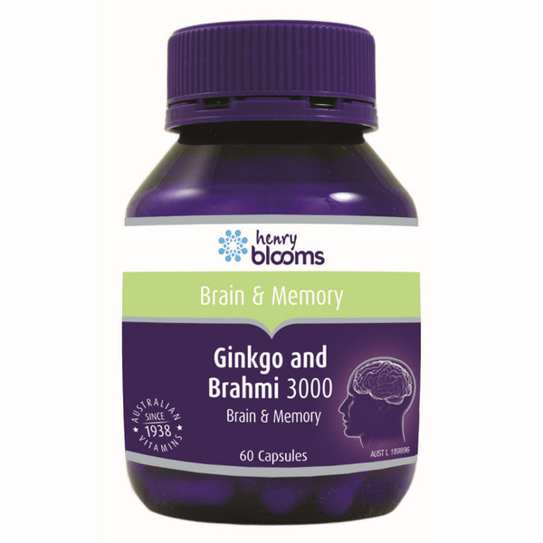 Blooms Ginkgo And Brahmi 3000 60 Capsules
