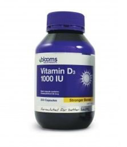 Blooms Vitamin D3 1000iu 60 Capsules