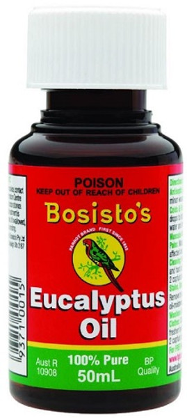 Bosistos Pure Eucalyptus Oil 50mL