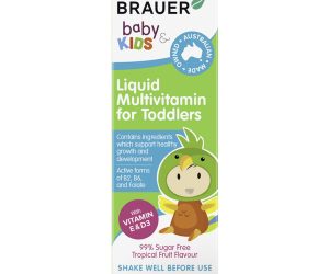 Brauer Baby & Kids Liquid Multivitamin For Toddlers 100ml
