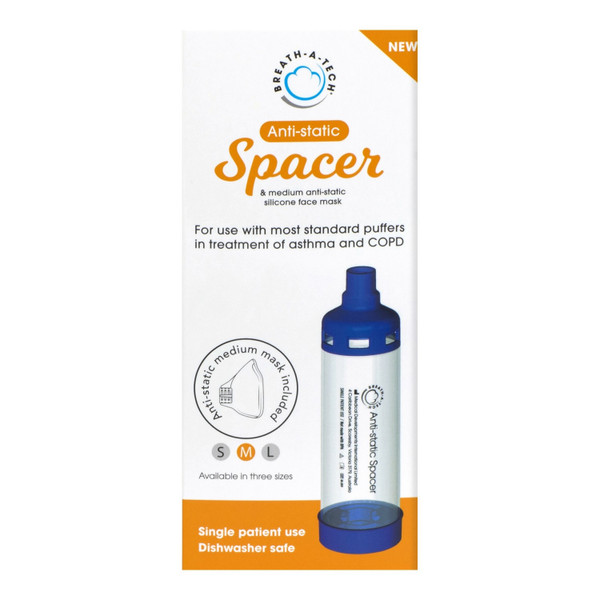 Breath-A-Tech Spacer with Medium Silicone Mask