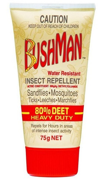 Bushman Heavy Duty 80% Deet Insect Repellent 75g