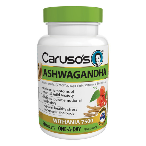 Caruso's Ashwagandha 50 Tablets