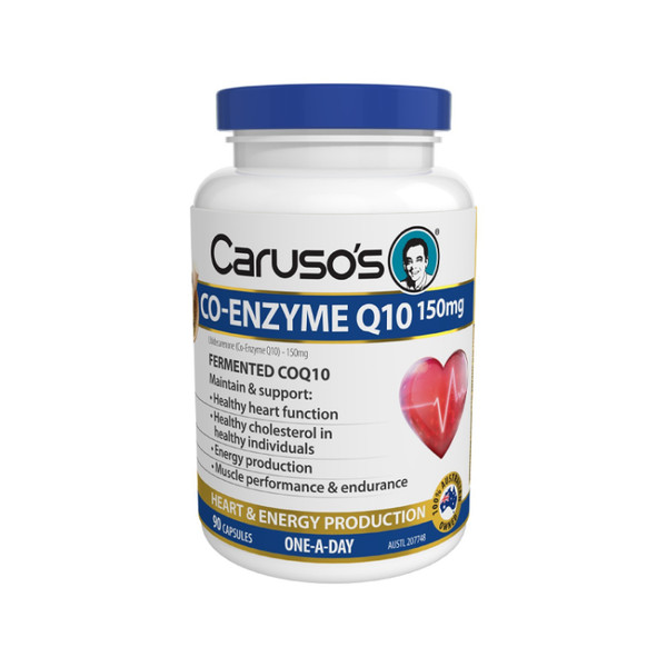 Caruso's Co-Enzyme Q10 150mg 90 Capsules