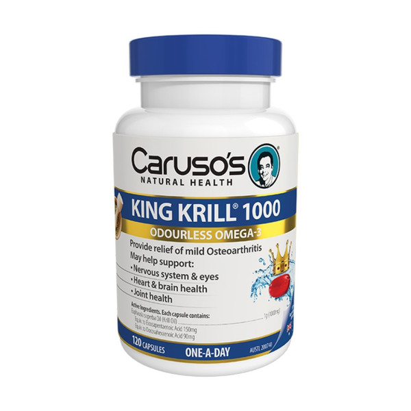 Caruso's King Krill Oil 1000mg 120 capsules