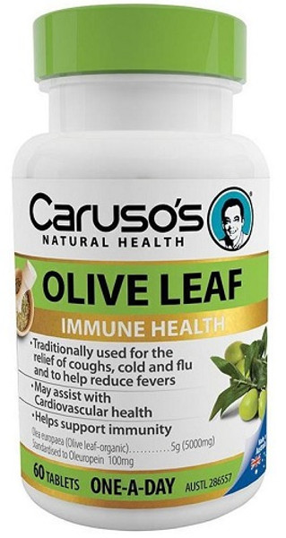 Caruso's Olive Leaf One-A-Day 60 Tablets