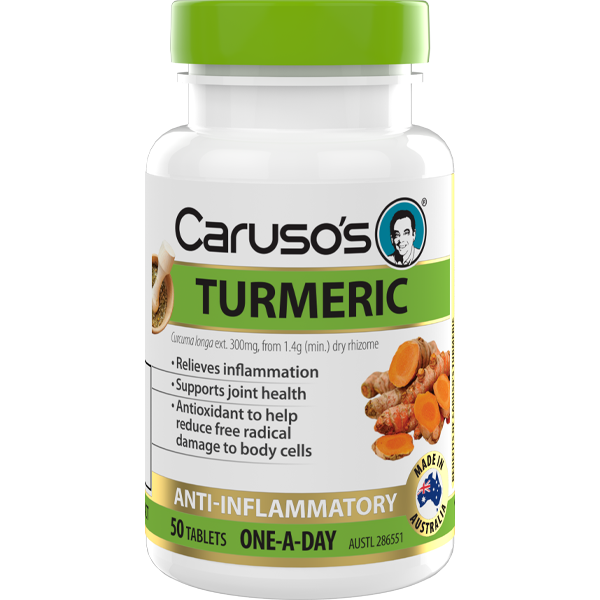 Caruso's Turmeric One-A-Day 50 Tablets
