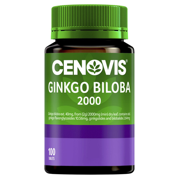 Cenovis Ginkgo Biloba 2000 100 Tablets
