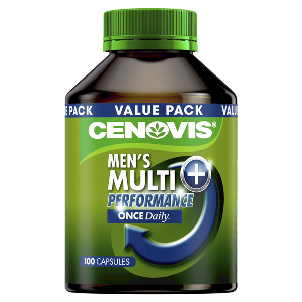 Cenovis Once Daily Mens Multi + Performance 100 Tabs