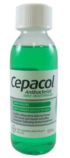 Cepacol Antibacterial Mouthwash Solution Mint 150ml