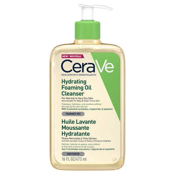 Cerave Hydrating Foam Oil Cleanser 473Ml
