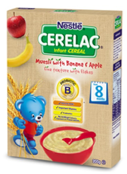Cerelac Infant Cereal Muesli Apple And Banana 200g