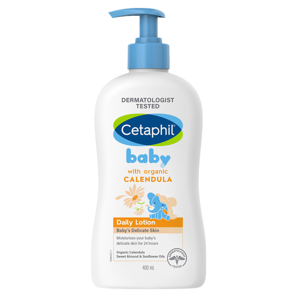 Cetaphil Baby Gentle Wash & Shampoo, Organic Calendula 400mL
