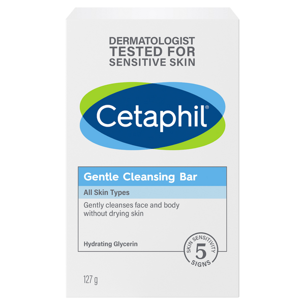 Cetaphil Gentle Cleansing Bar 127g, Gentle to Skin