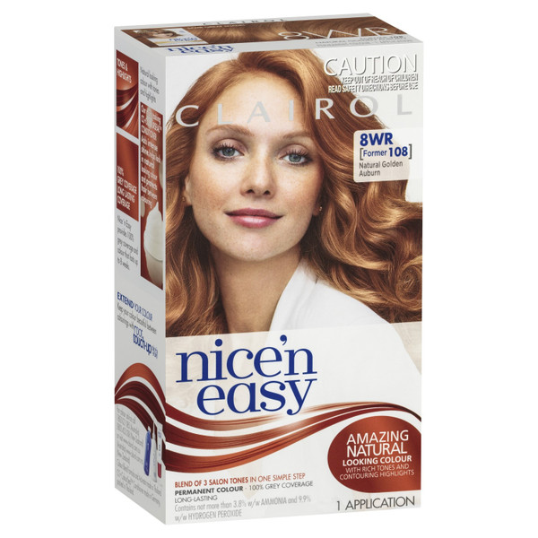Clairol Nice 'n Easy 8WR Natural Golden Auburn