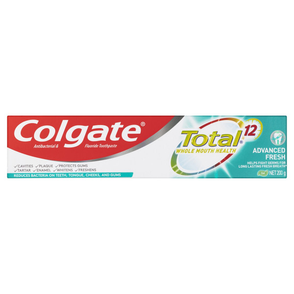 Colgate Total Advanced Fresh Gel Toothpaste 200g