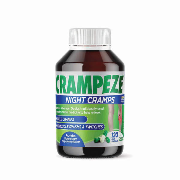 Crampeze Night Cramps 120 Capsules