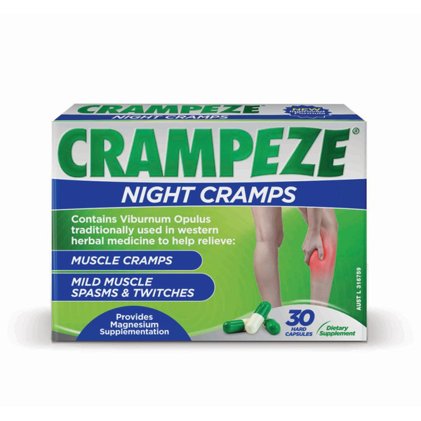 Crampeze Night Cramps 30 Capsules