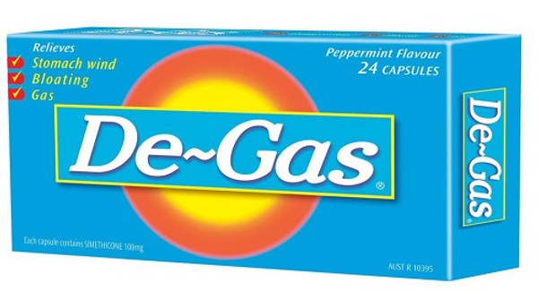 De-Gas 100mg 24 Capsules