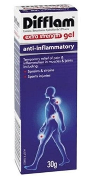 Difflam Anti-Inflammatory Extra Strength Gel 30g