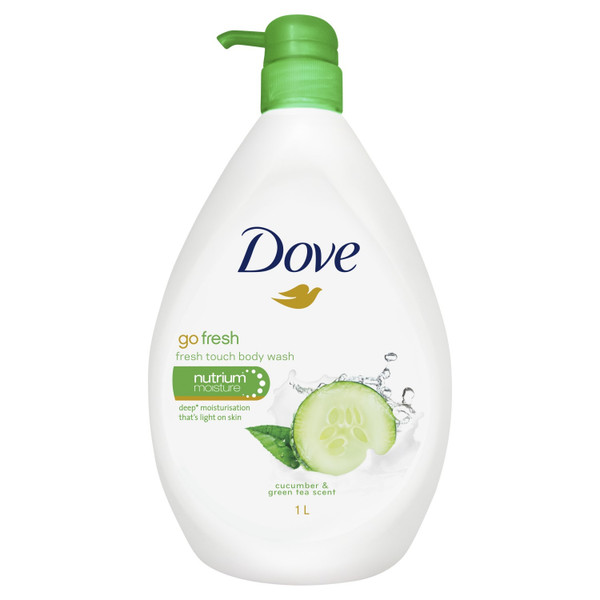 Dove Body Wash Fresh Touch 1L