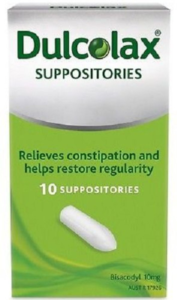 Dulcolax 10mg 10 Suppositories