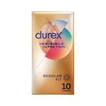 Durex Invisible Regular Condoms 10 Pack