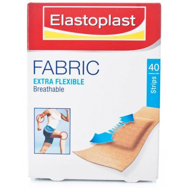 Elastoplast Fabric Strips 19x65mm 40 Pack