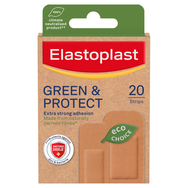Elastoplast Green And Protect Strips 20 Plasters