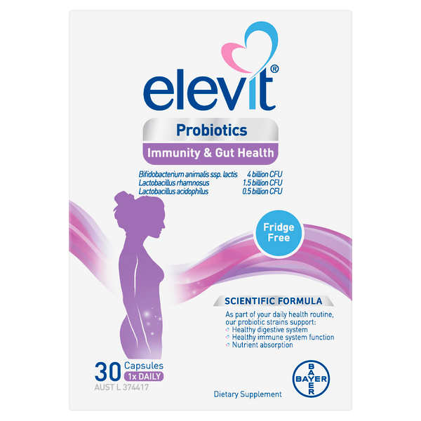 Elevit Probiotics for Immunity & Gut Health capsules 30 pack (30 days)