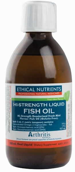 Ethical Nutrients Liquid Fish Oil Fresh Mint 280mL