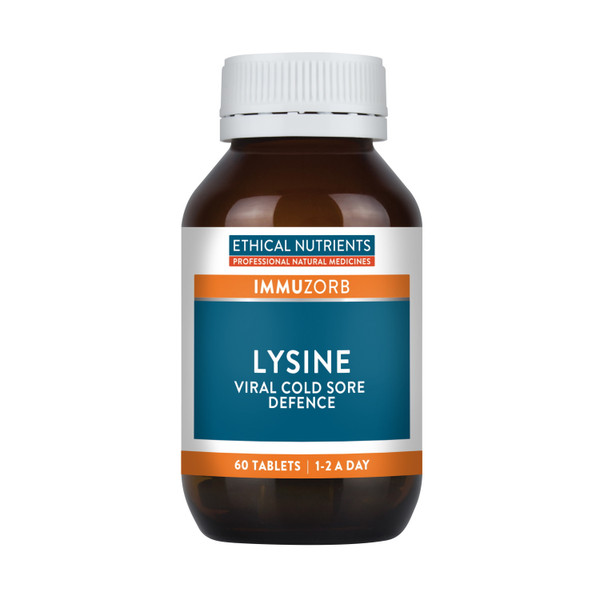 Ethical Nutrients Lysine Viral Cold Sore Defence 60 Tablets