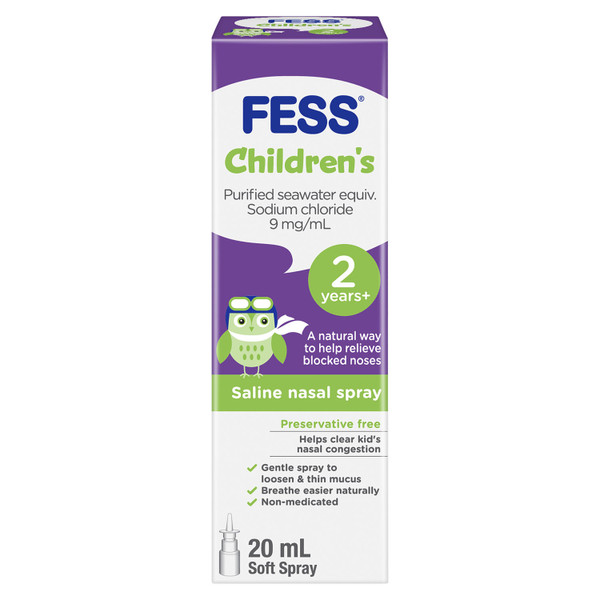 Fess Children's Saline Nasal Spray 20ml
